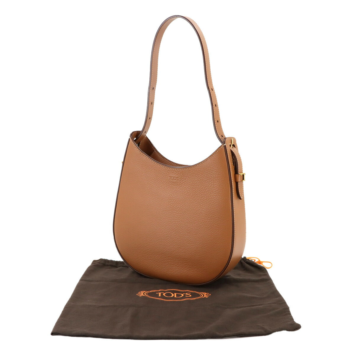 OBOE Mini Shoulder Bag Leather Brown Purse