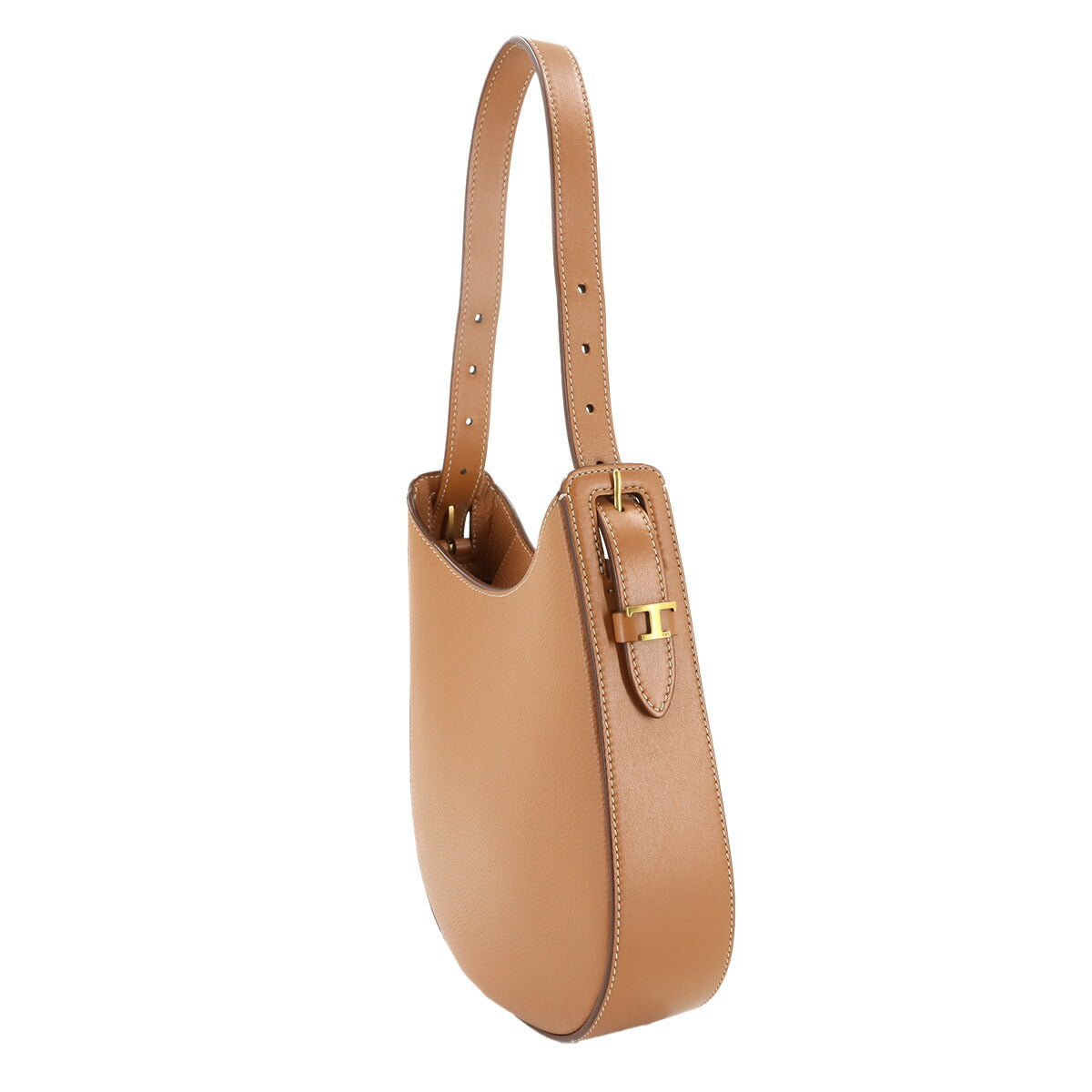 OBOE Mini Shoulder Bag Leather Brown Purse