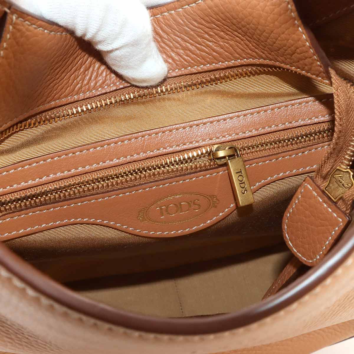 OBOE Mini Shoulder Bag Leather Brown Purse