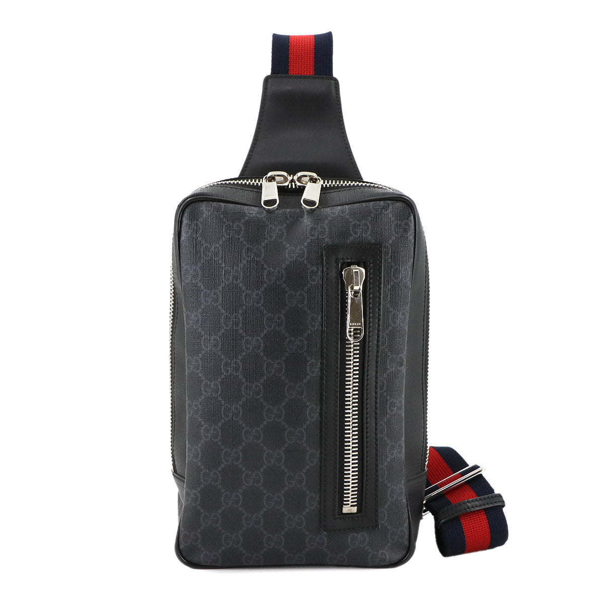 Soft GG Supreme Belt Bag Sling Bag Leather Black 478325 Purse