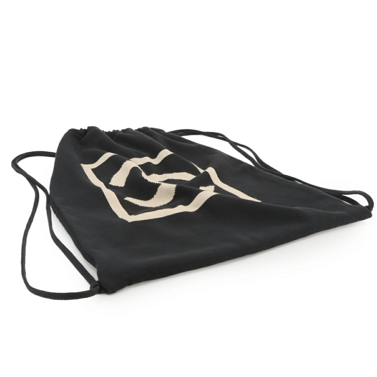 Sports Line Backpack Cotton Black Beige Vintage