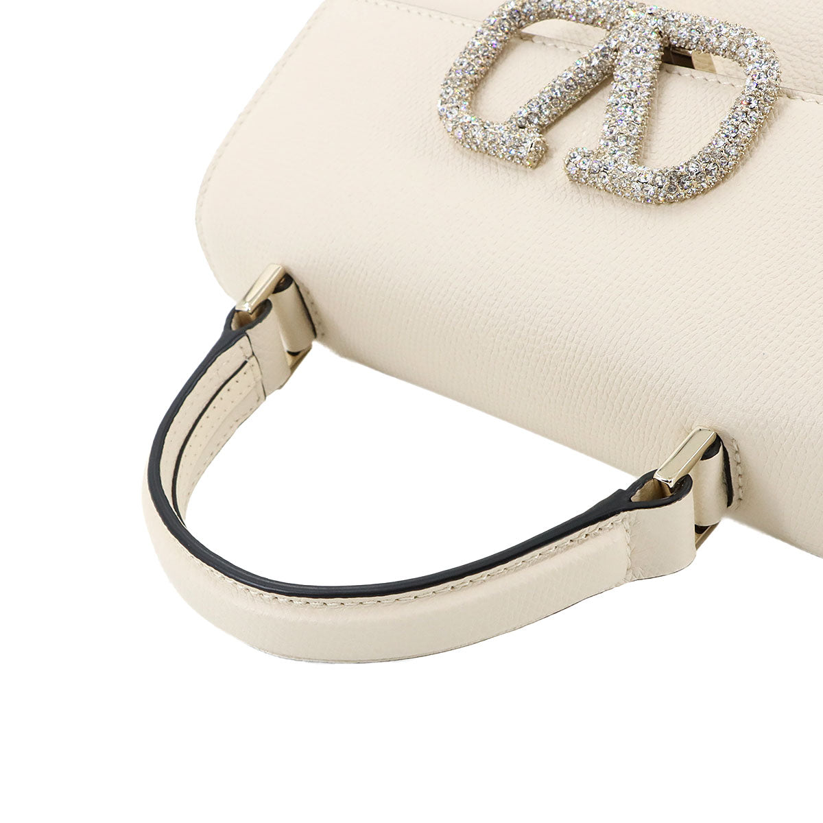 Vsling 2way Hand Shoulder Bag Leather White