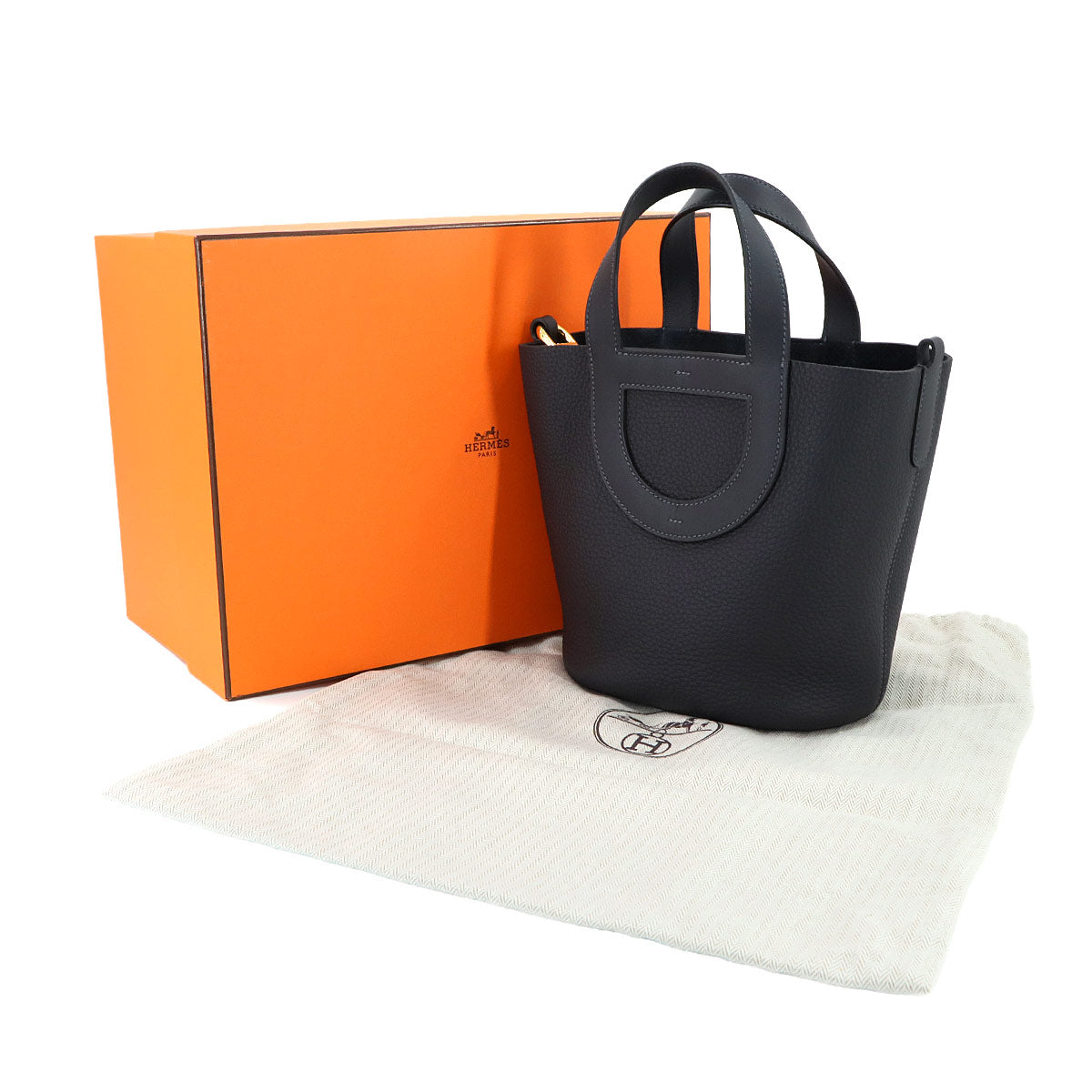 In the Loop 18 Hand Bag Taurillon Clemence Swift Caban Purse