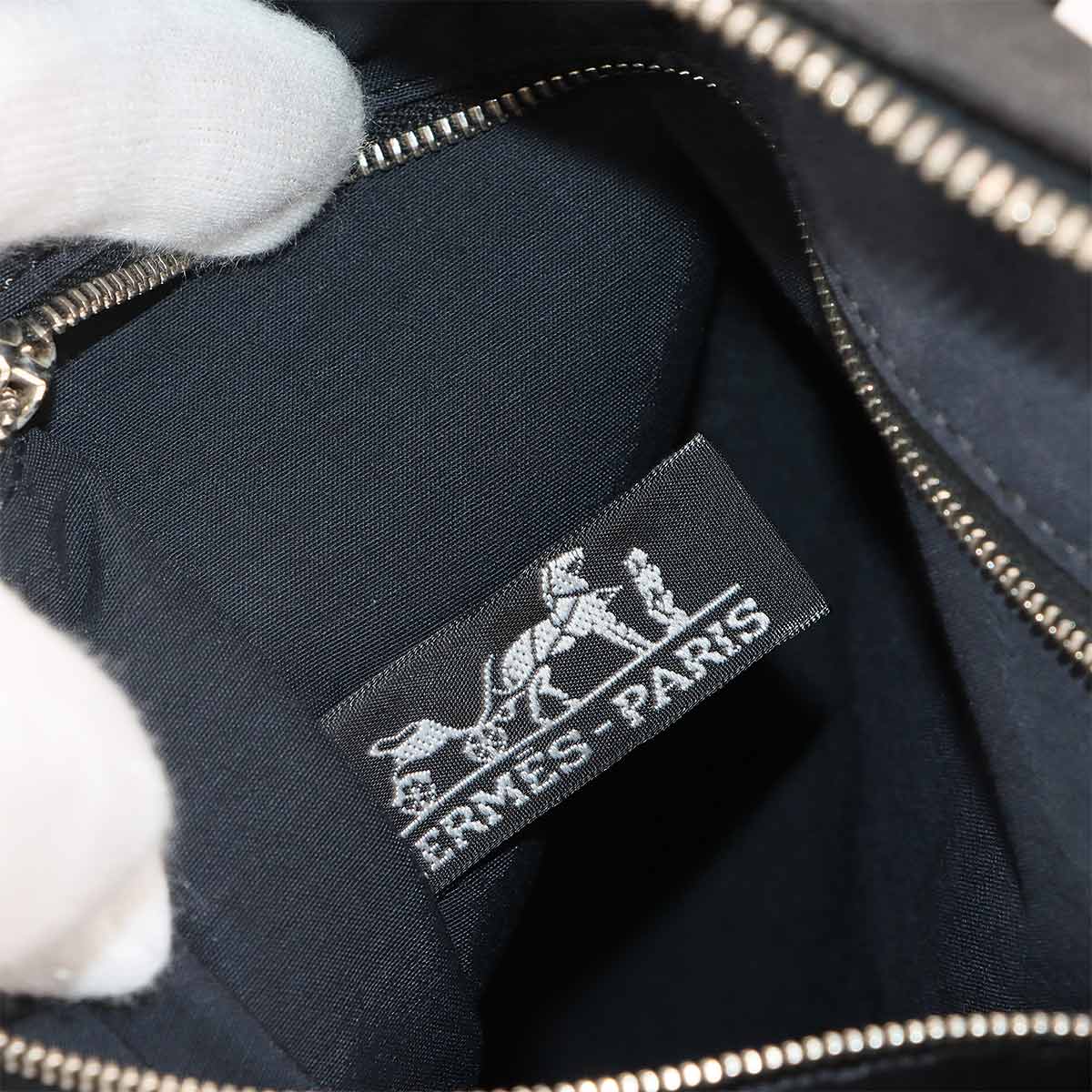 Acapulco Odenthal 2way Business Bag Toile Chevrons Leather Black