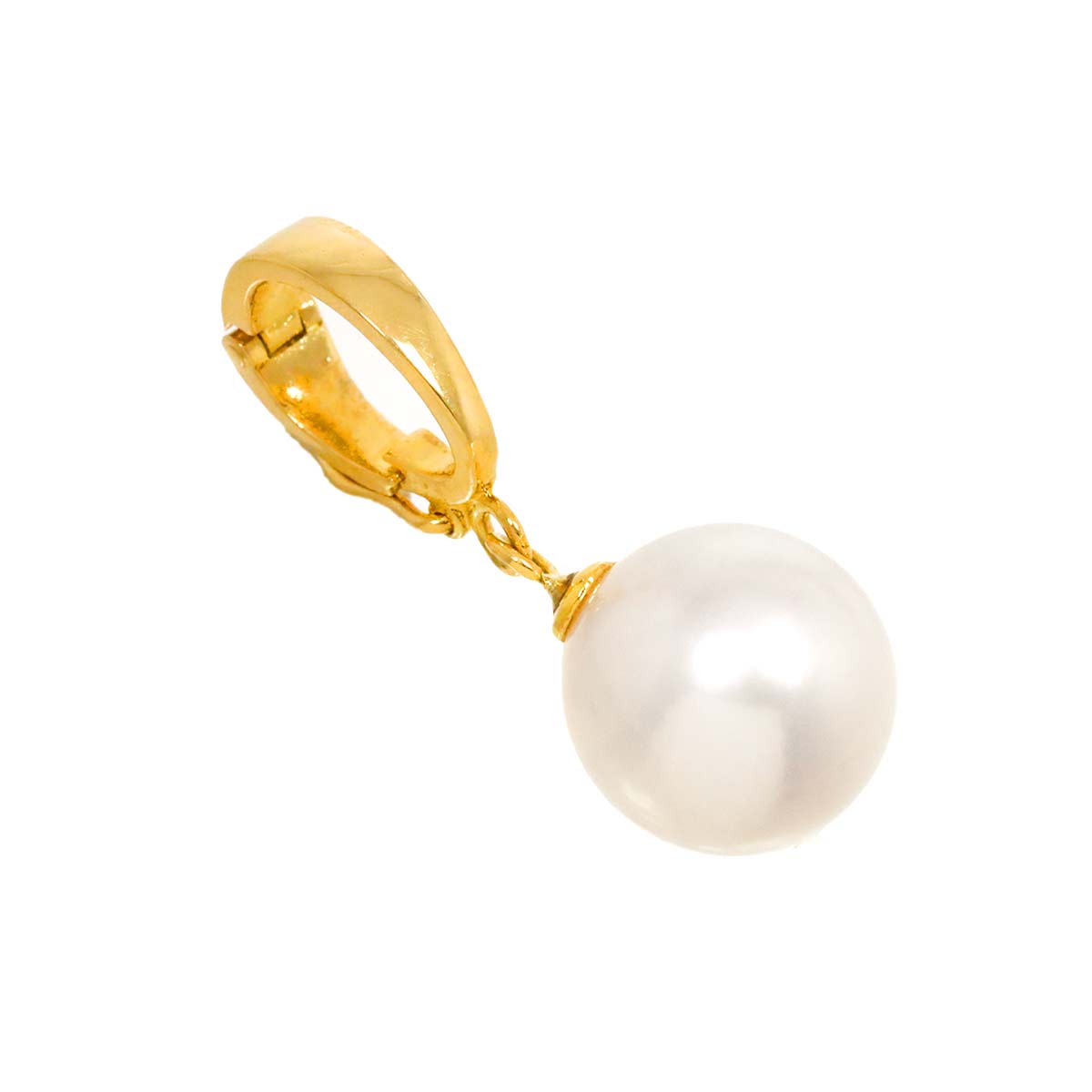 Akoya pearl 9.4mm Pendant 18K K18 YG 750