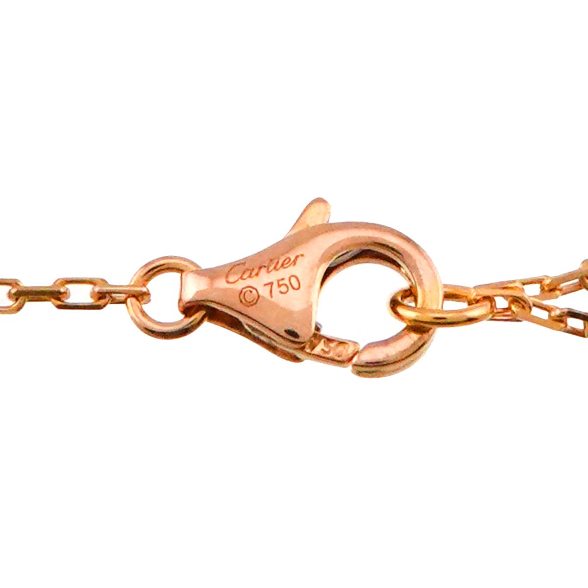 d Amour Sapphire Necklace 18K Pink Gold 750