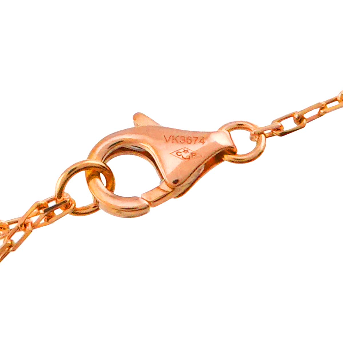 d Amour Sapphire Necklace 18K Pink Gold 750