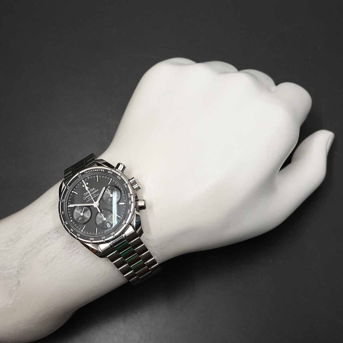 Speedmaster 38mm 324.30.38.50.01.001 Black Dial Men's Watch