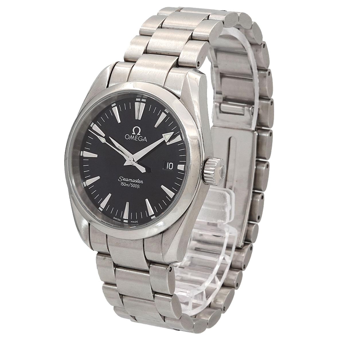 Seamaster Aqua Terra 2518.50 Quartz Black Dial Mens Watch