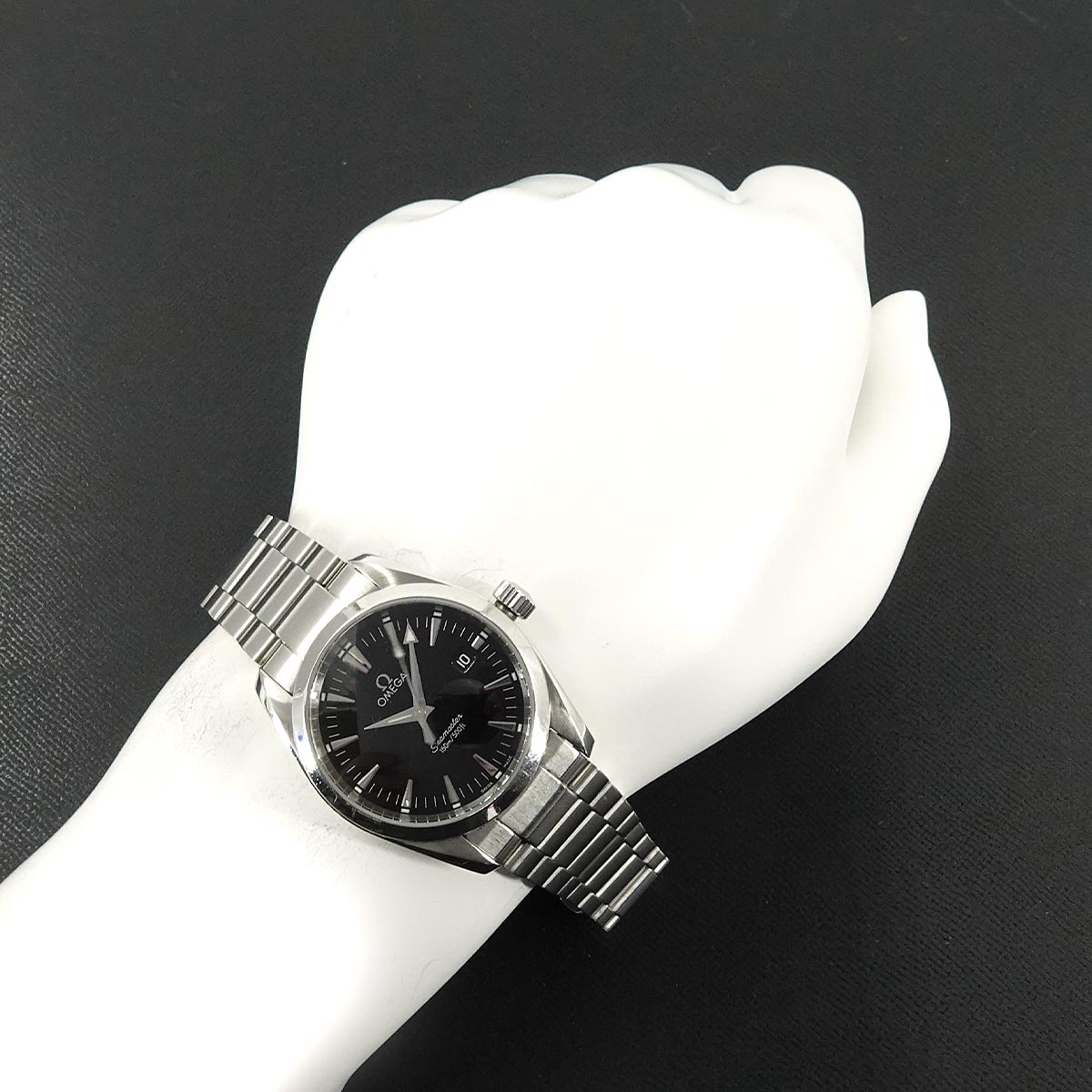 Seamaster Aqua Terra 2518.50 Quartz Black Dial Mens Watch