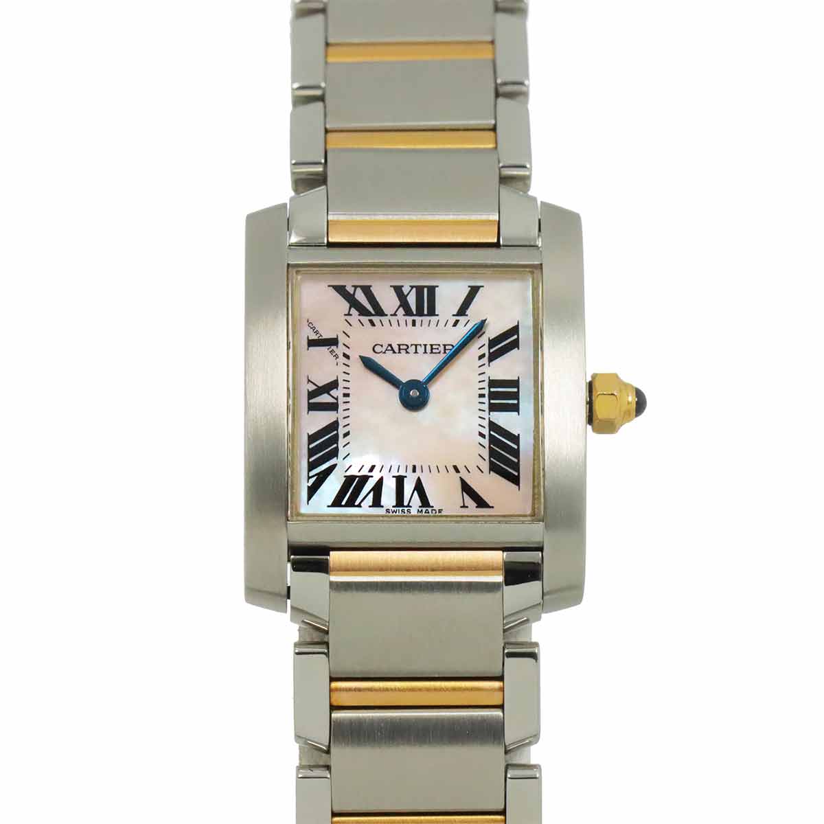 Tank Francaise SM W51027Q4 750 PG Quartz Pink Shell Dial