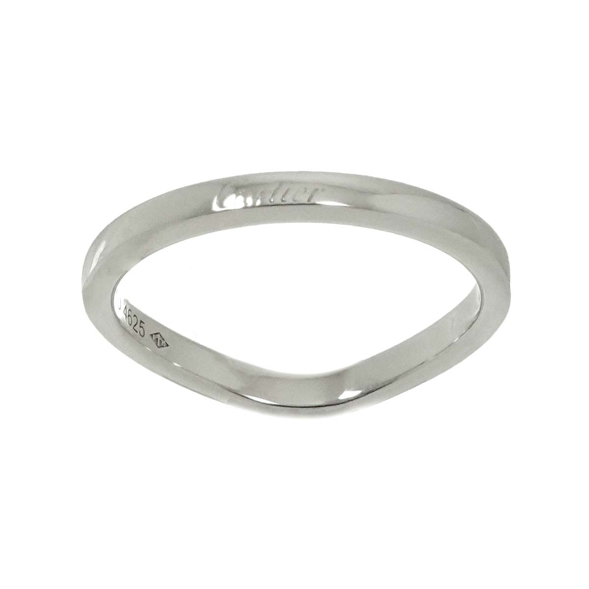 Ballerine Half Diamond Ring Pt Size49 4.75-5(US)