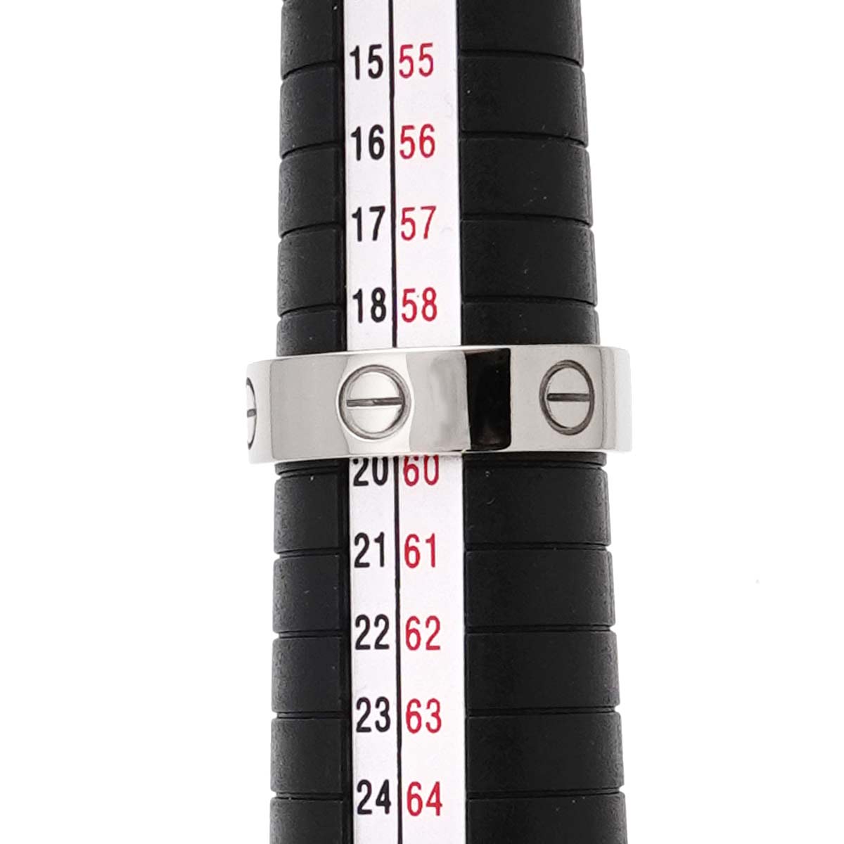 Love Ring 18K White Gold 750 size60 8.75(US)