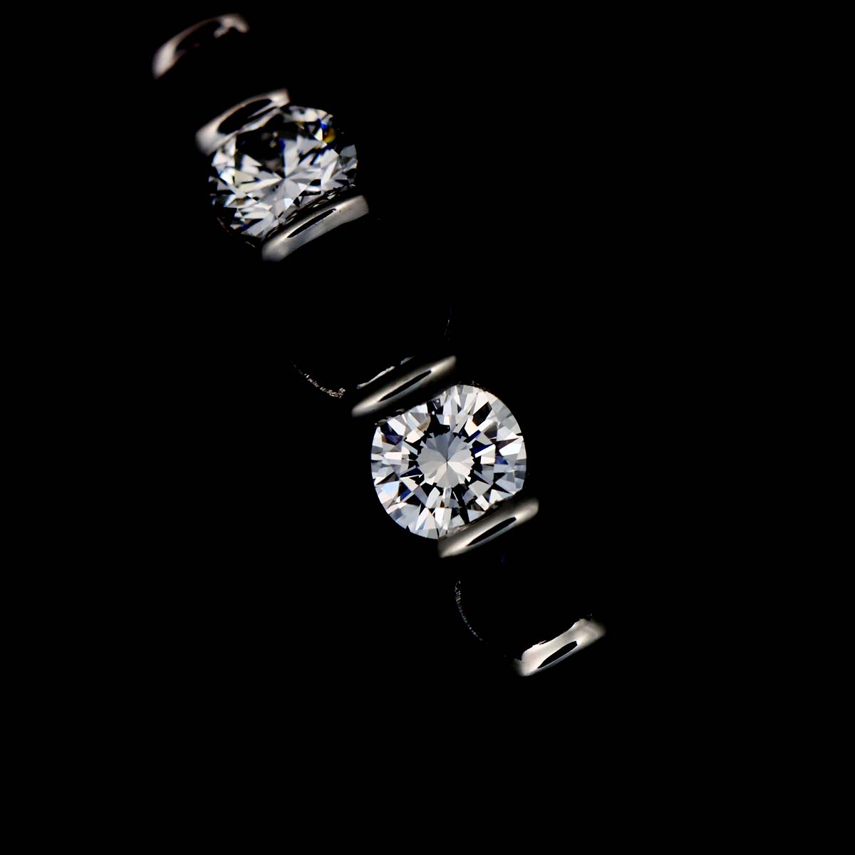 Sapphire Diamond Ring Platinum Size6-6.25(US)