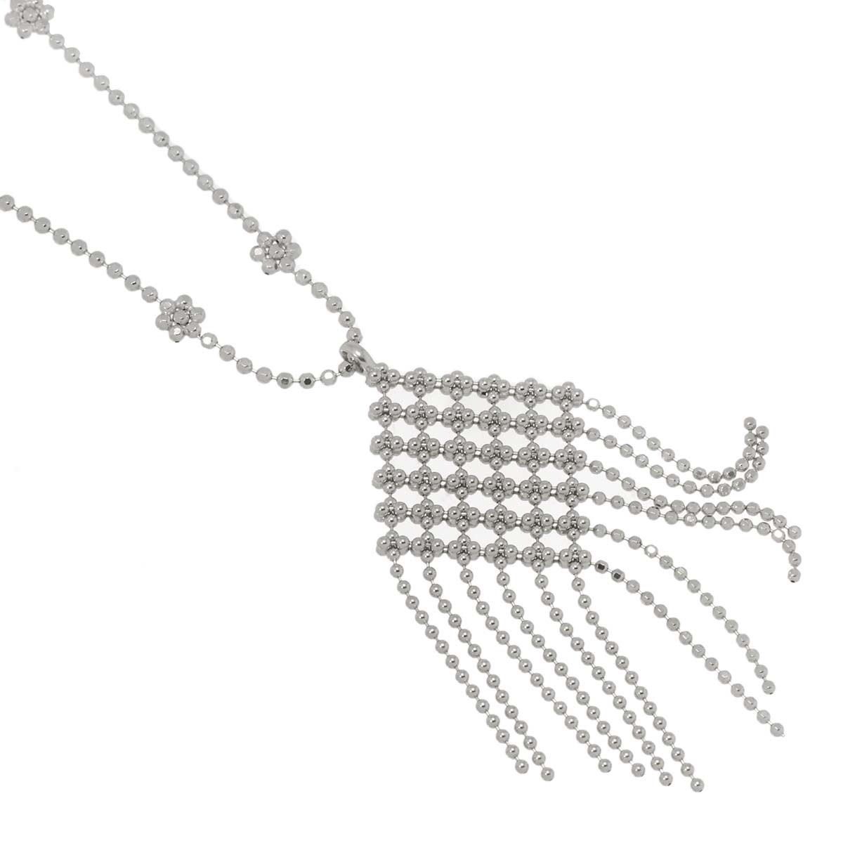 TIFFANY Co. Necklace 18K White Gold 750