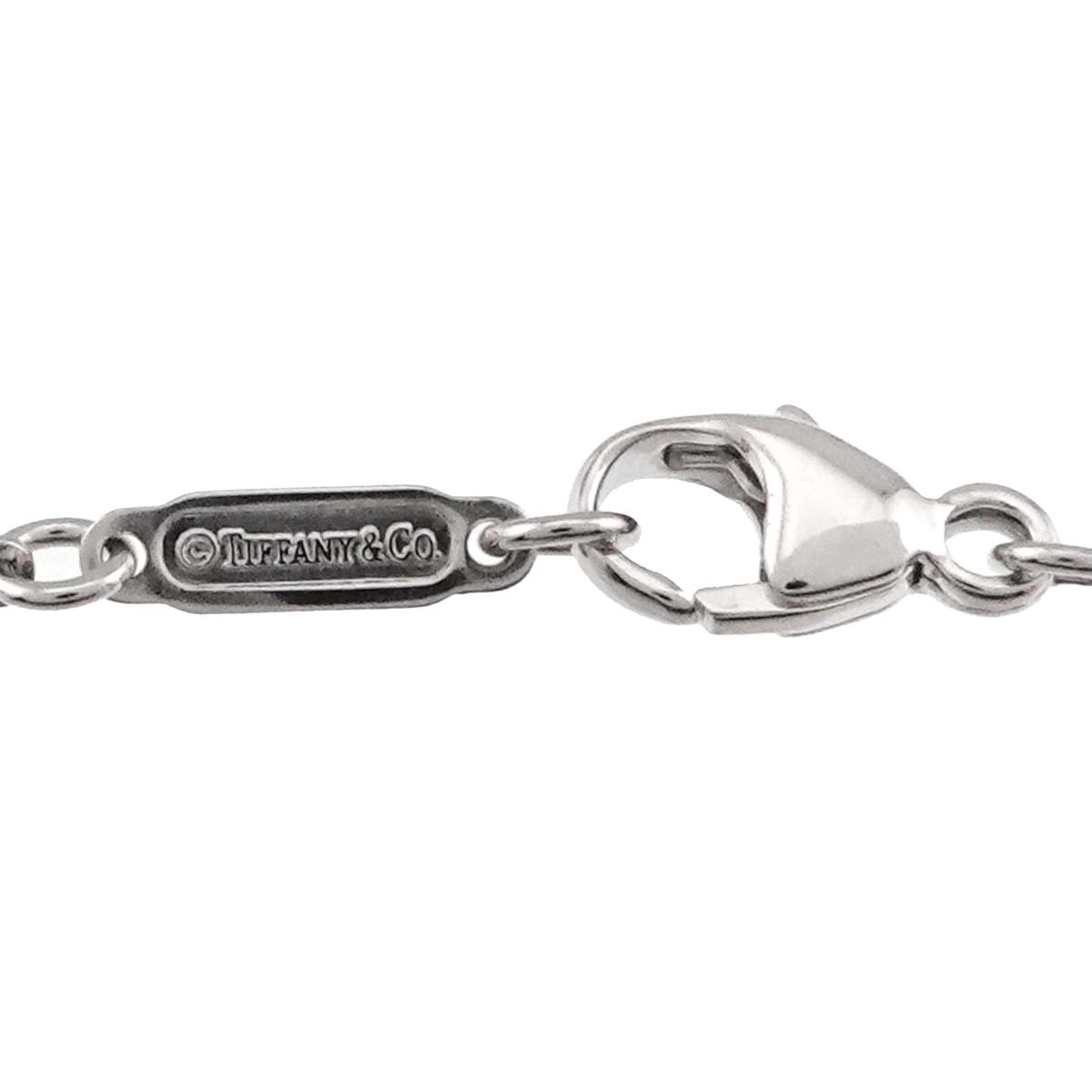 TIFFANY Co. Necklace 18K White Gold 750