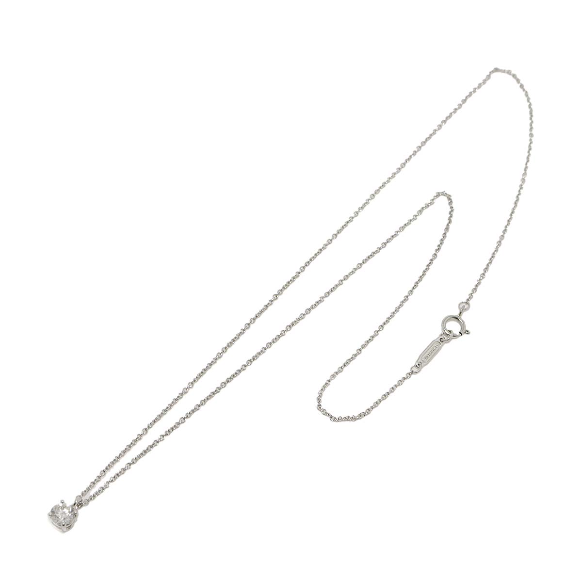 Diamond 0.40ct H/VS1/3EX Necklace Platinum