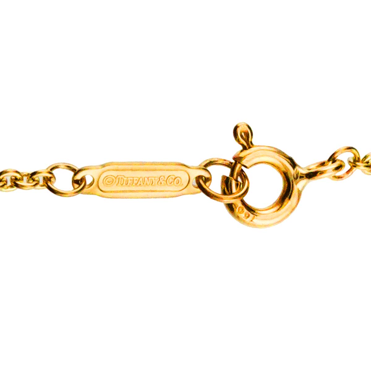 Chain Long Necklace 18K YG Yellow Gold 750