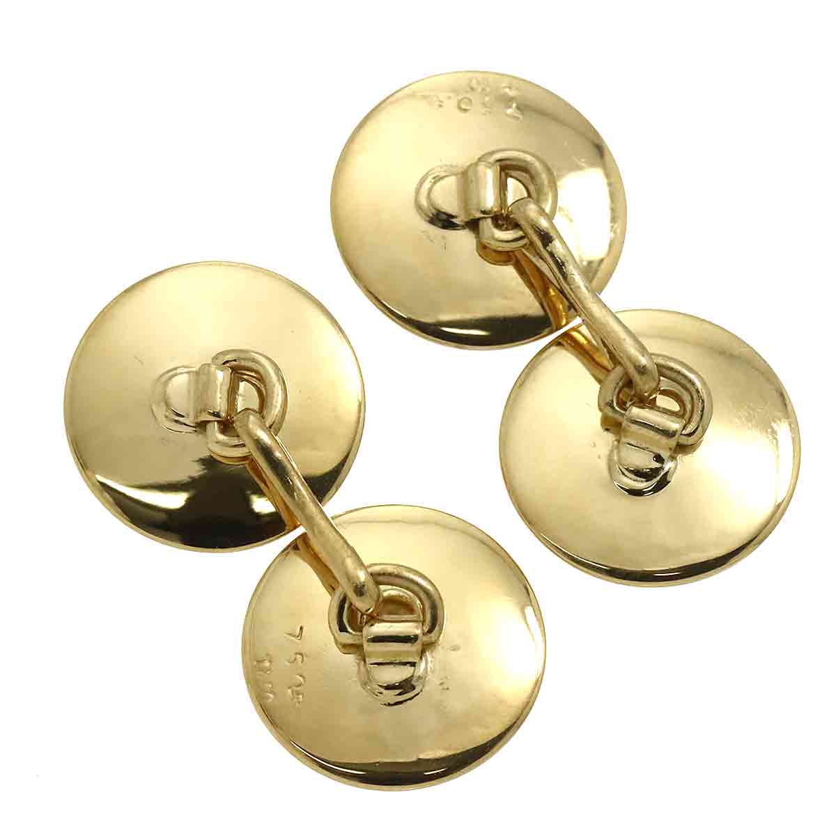 cuff links 18K Yellow Gold 750