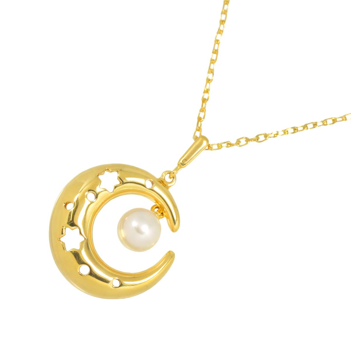 Akoya Pearl 5.4mm Necklace 18K YG 750