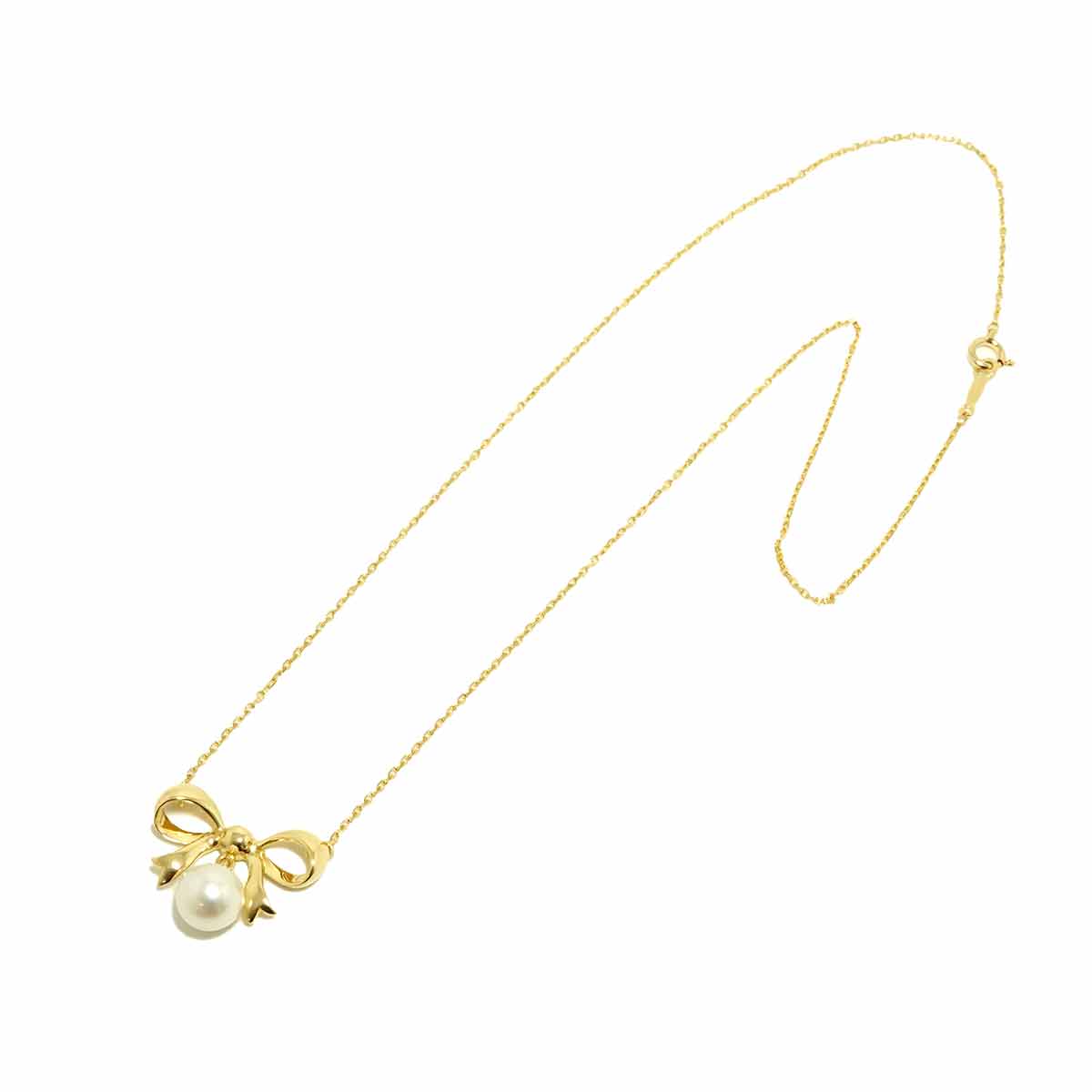Akoya Pearl 7.0mm Necklace 18K Yellow Gold 750