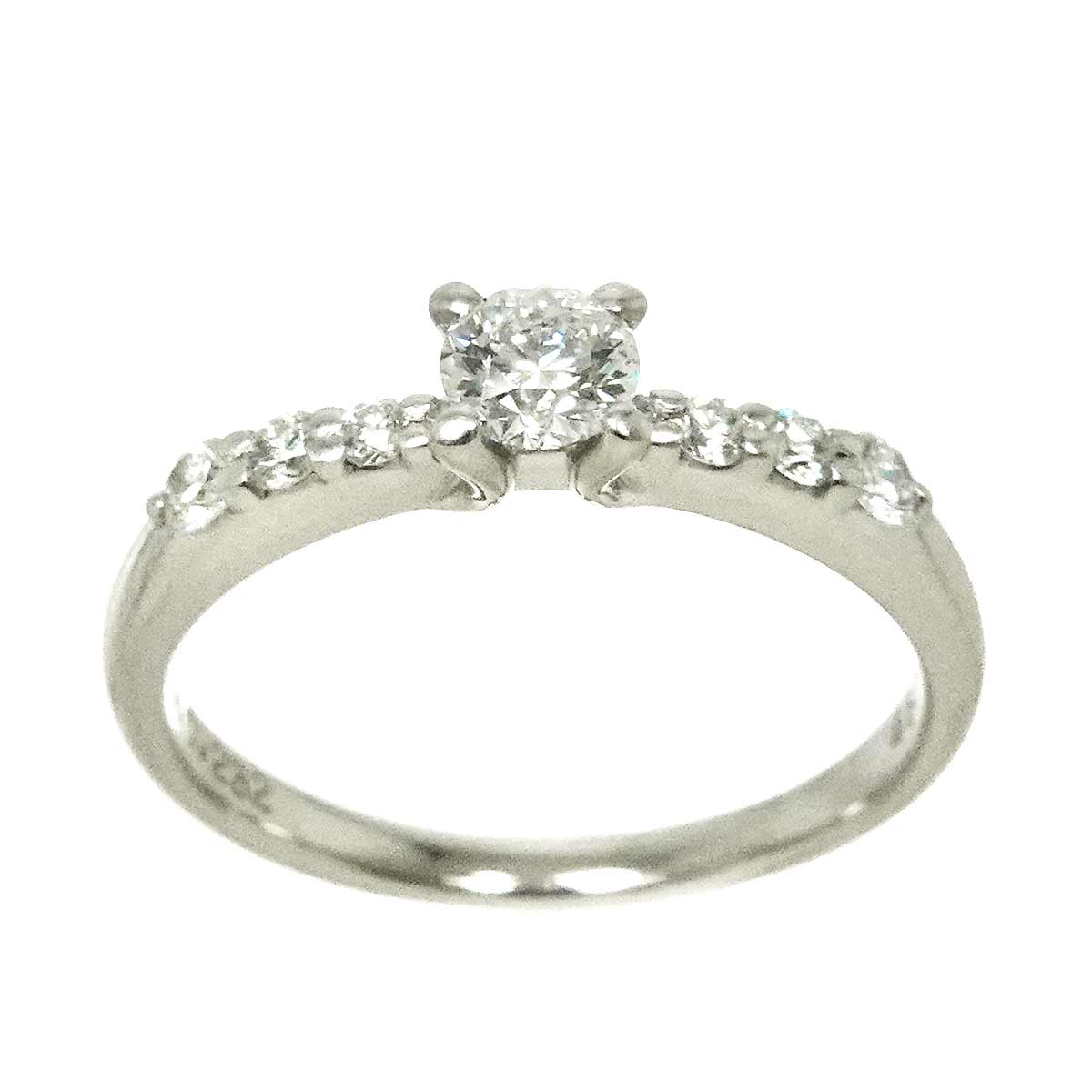Diamond 0.232ct Ring Pt Platinum size5.25(US)