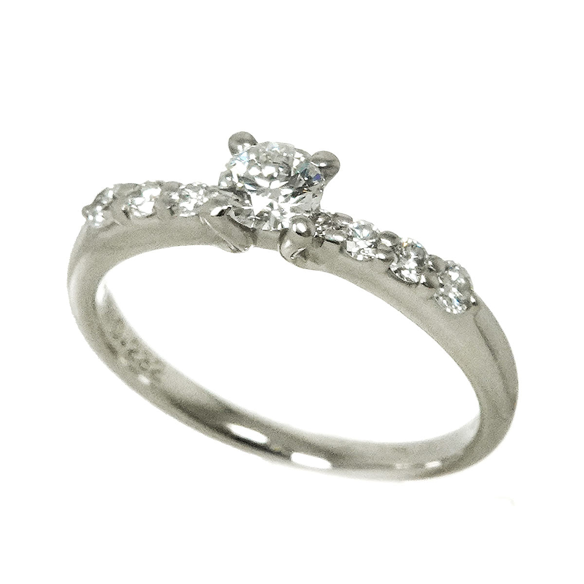 Diamond 0.232ct Ring Pt Platinum size5.25(US)