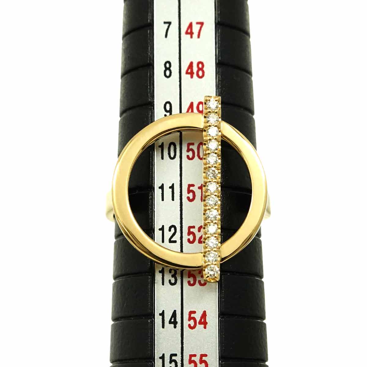 Diamond 0.15ct Ring 18K YG size5.5-5.75(US)