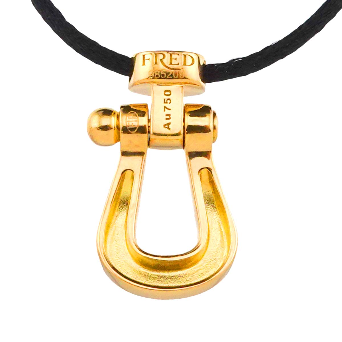 Force10 Garnet Long Necklace Large 18K YG 750