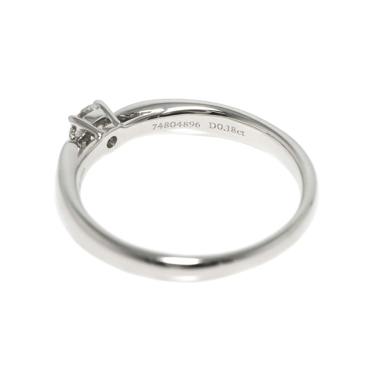 Harmony Diamond 0.18ct G/VVS2/3EX Ring Pt Size5.25-5.5(US)