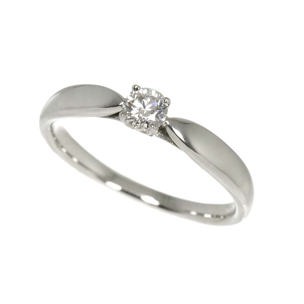Harmony Diamond 0.18ct G/VVS2/3EX Ring Pt Size5.25-5.5(US)