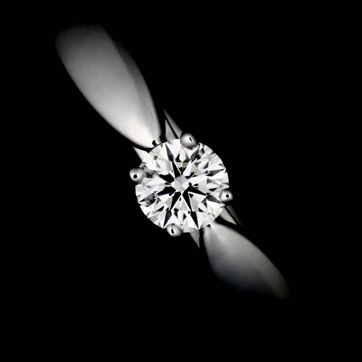 Harmony Diamond 0.18ct G/VVS2/3EX Ring Pt Size5.25-5.5(US)