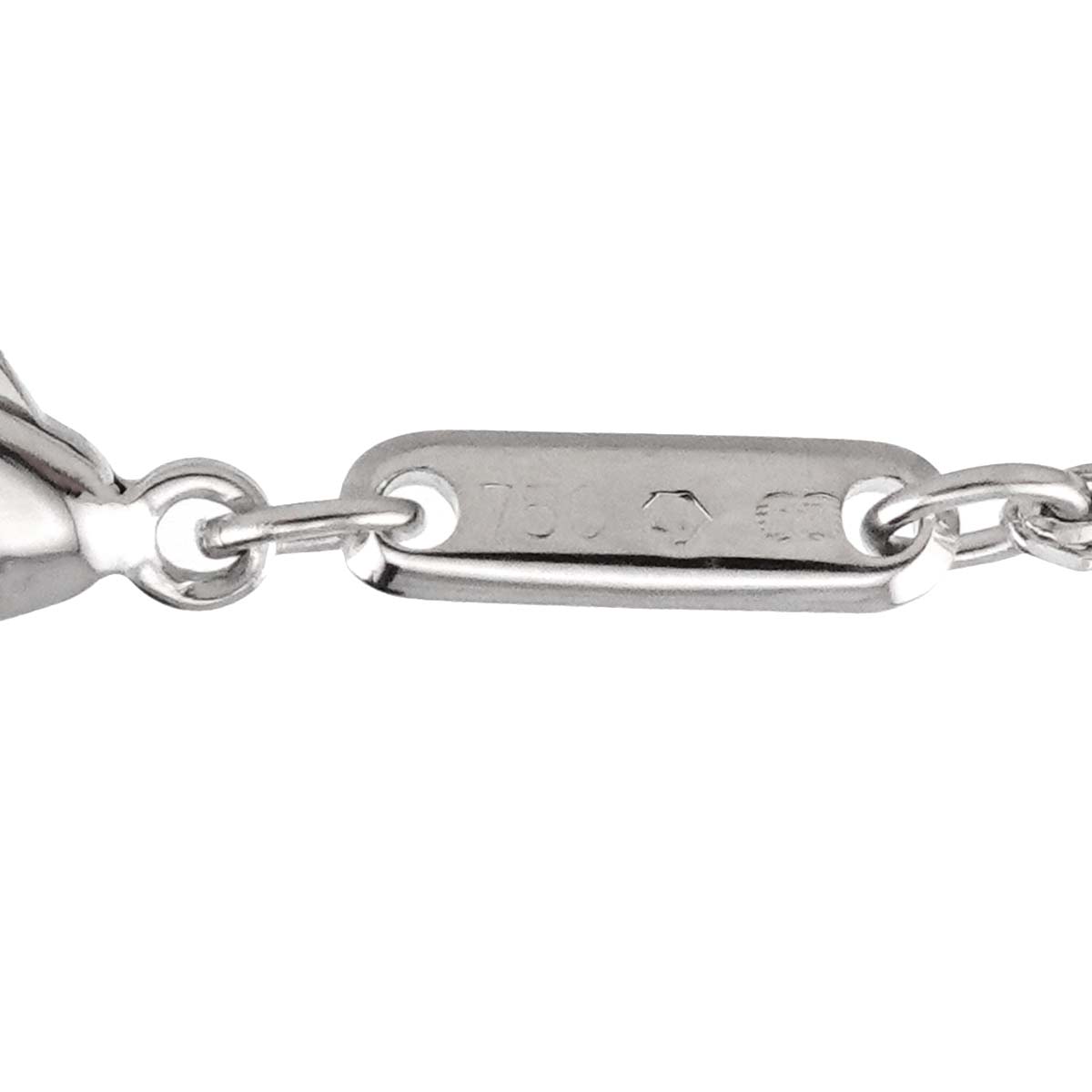 Happy Diamond Bubble Necklace 18K WG 750