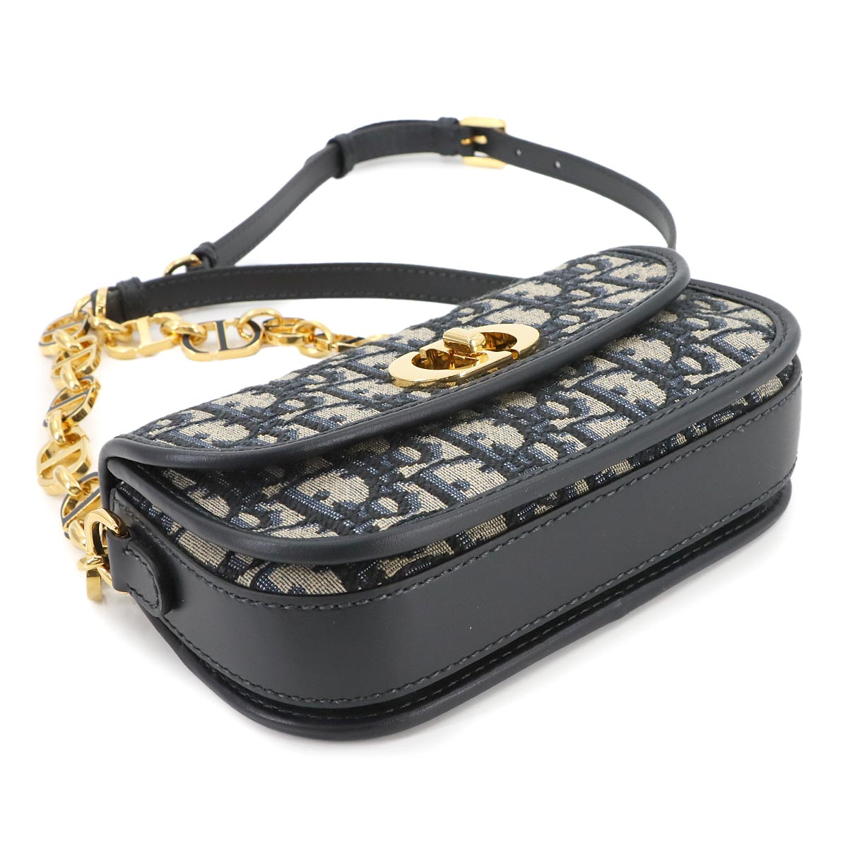 Oblique 30 Montaigne Avenue Small Shoulder Bag Canvas