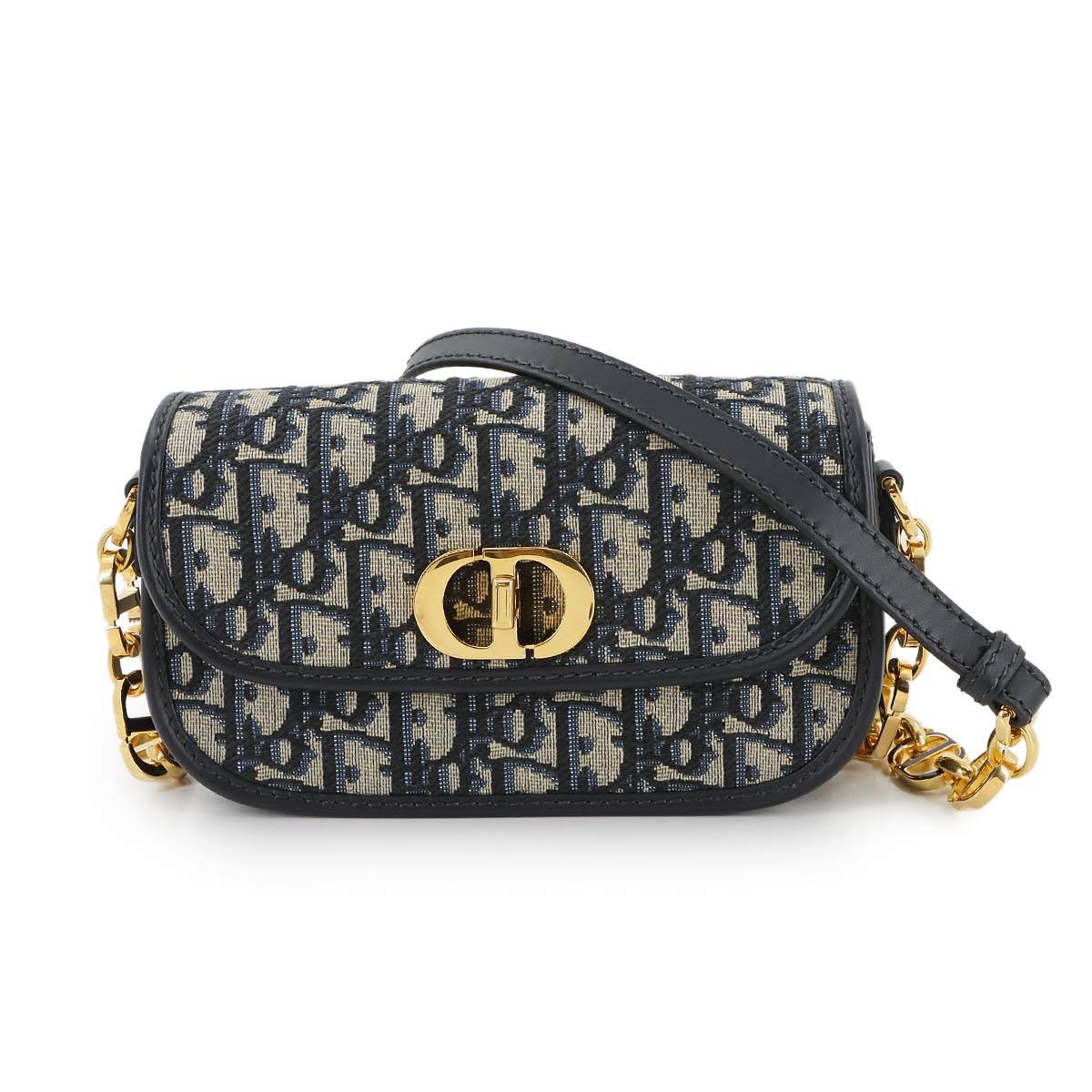 Oblique 30 Montaigne Avenue Small Shoulder Bag Canvas