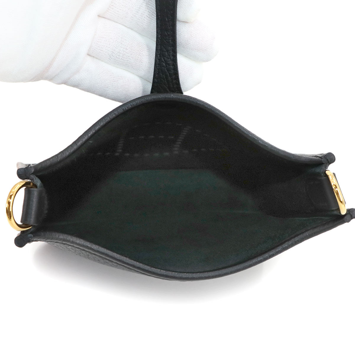 Evelyne Amazone TPM Shoulder Bag Taurillon Clemence Black