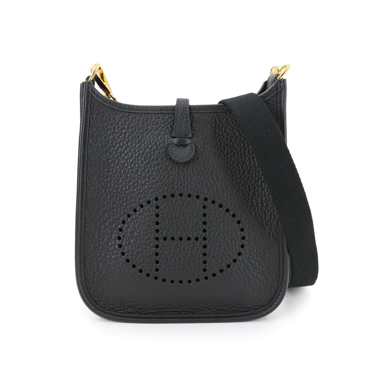 Evelyne Amazone TPM Shoulder Bag Taurillon Clemence Black