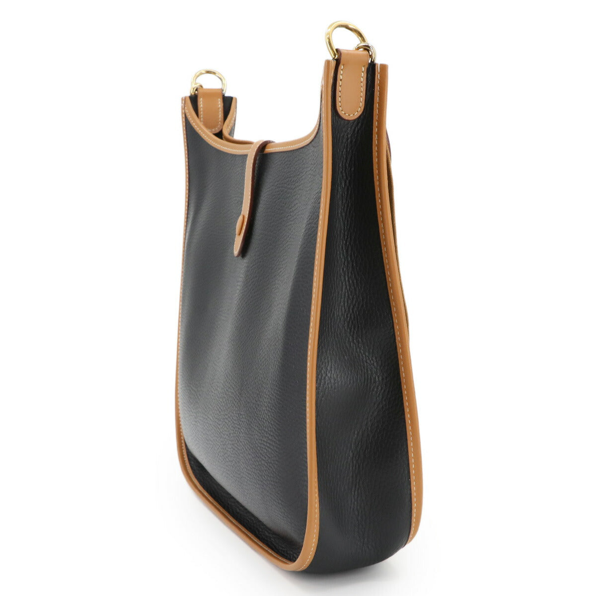 Evelyne GM Shoulder Bag Ardennes Chamonix Black Natural