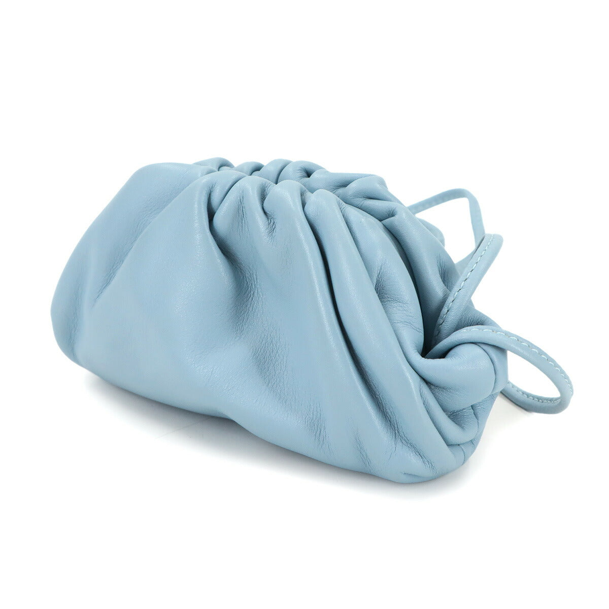 The Pouch Coin Purse Coin case Leather Blue 577816