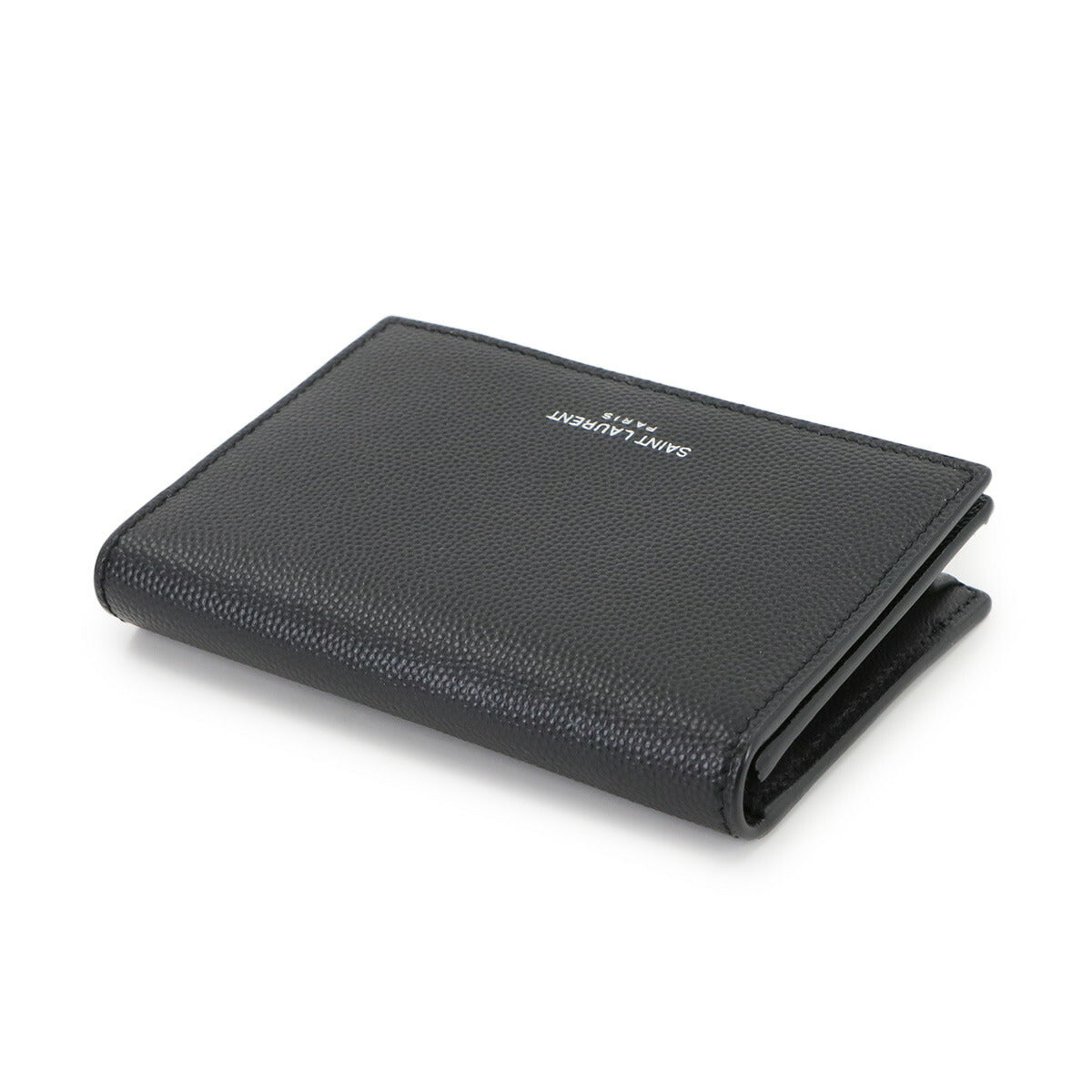 Business Card Holder Case Leather Black 469338