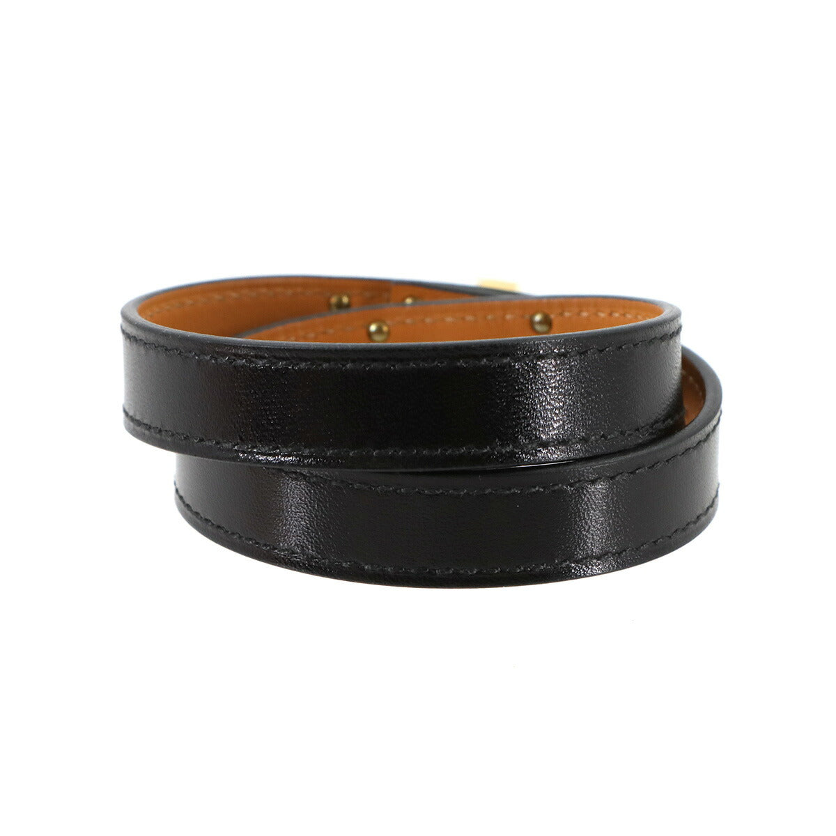 Kelly Double Tour Bracelet Box Calf Black T3 Accessory