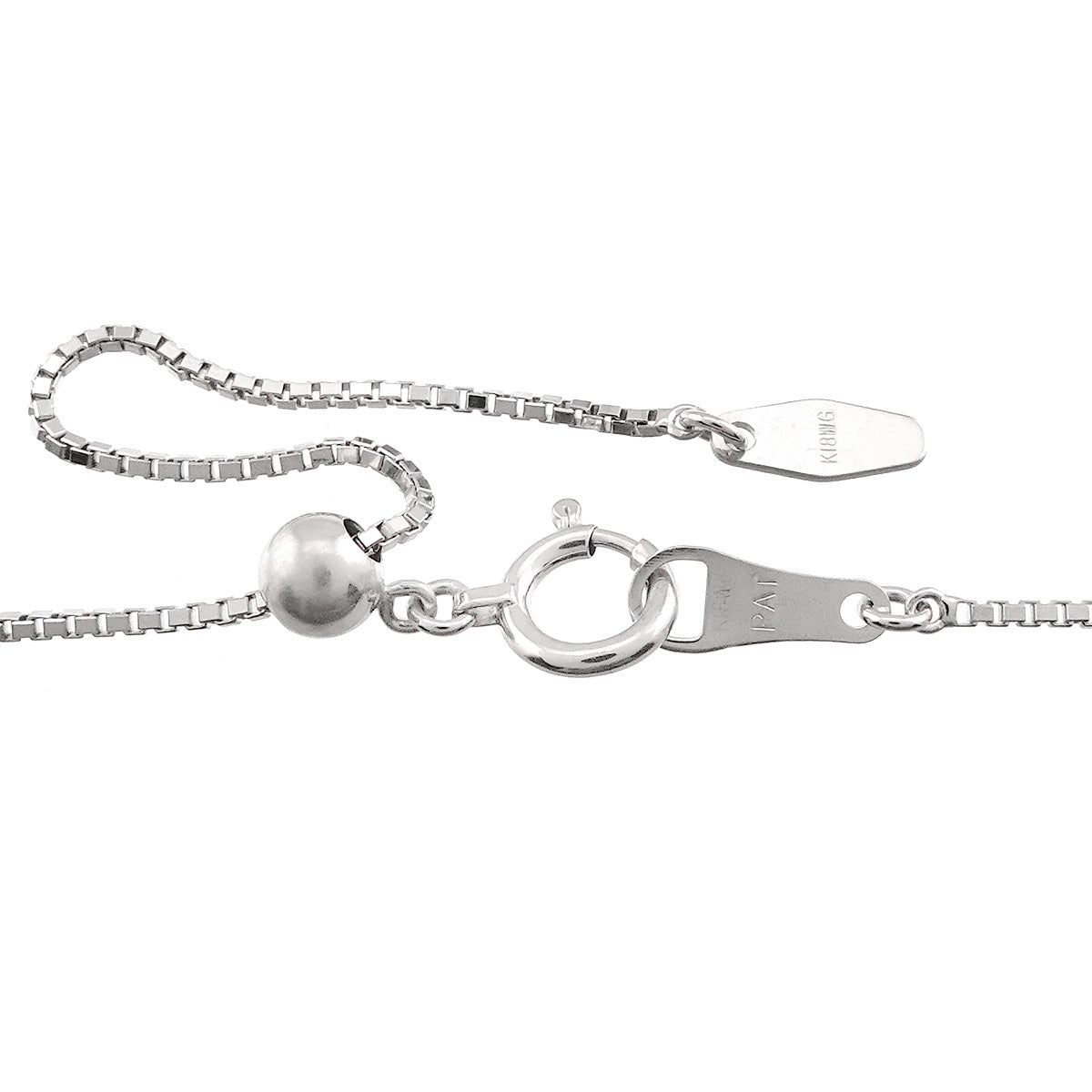 Diamond 0.36ct Necklace 18K WG White Gold 750