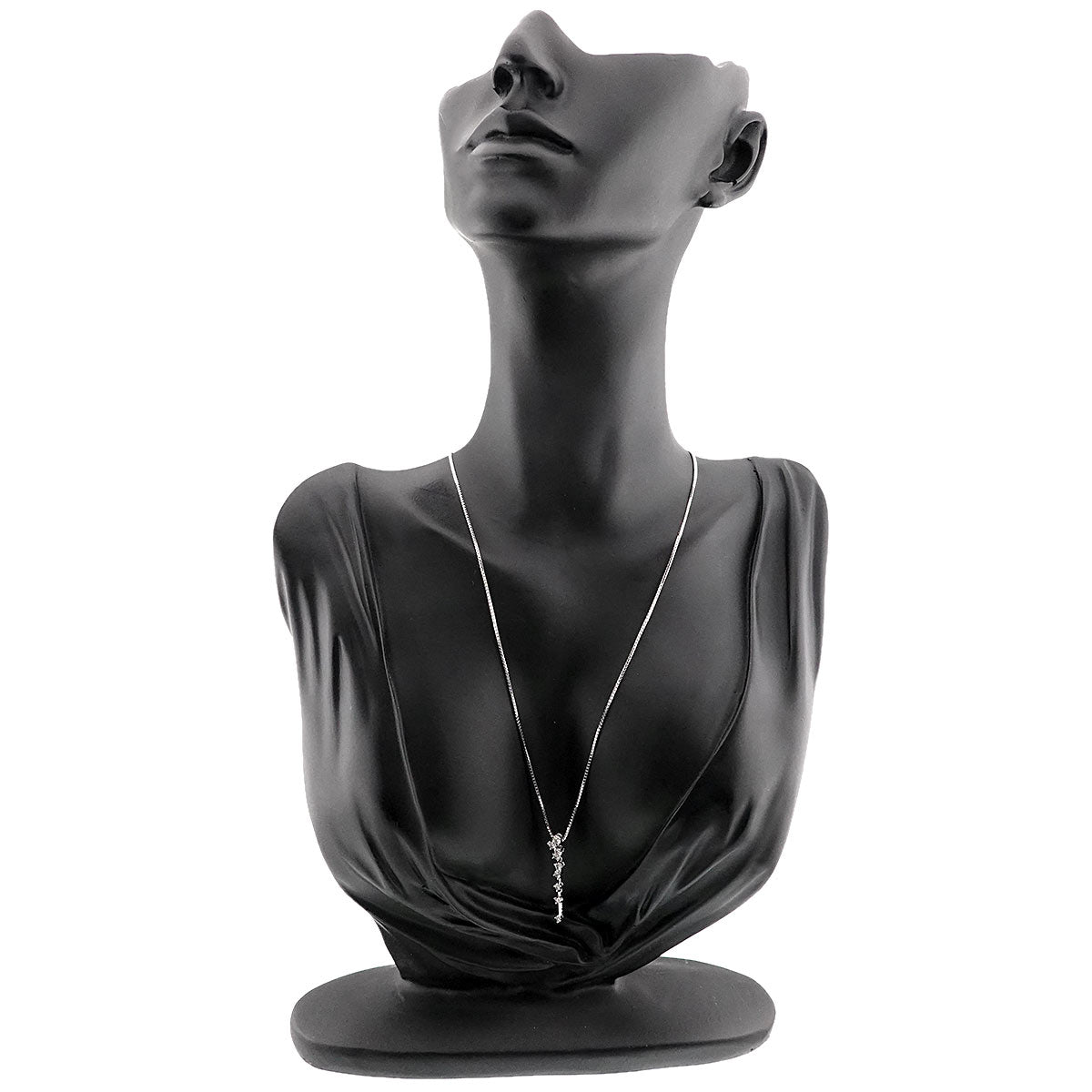 Diamond 0.36ct Necklace 18K WG White Gold 750