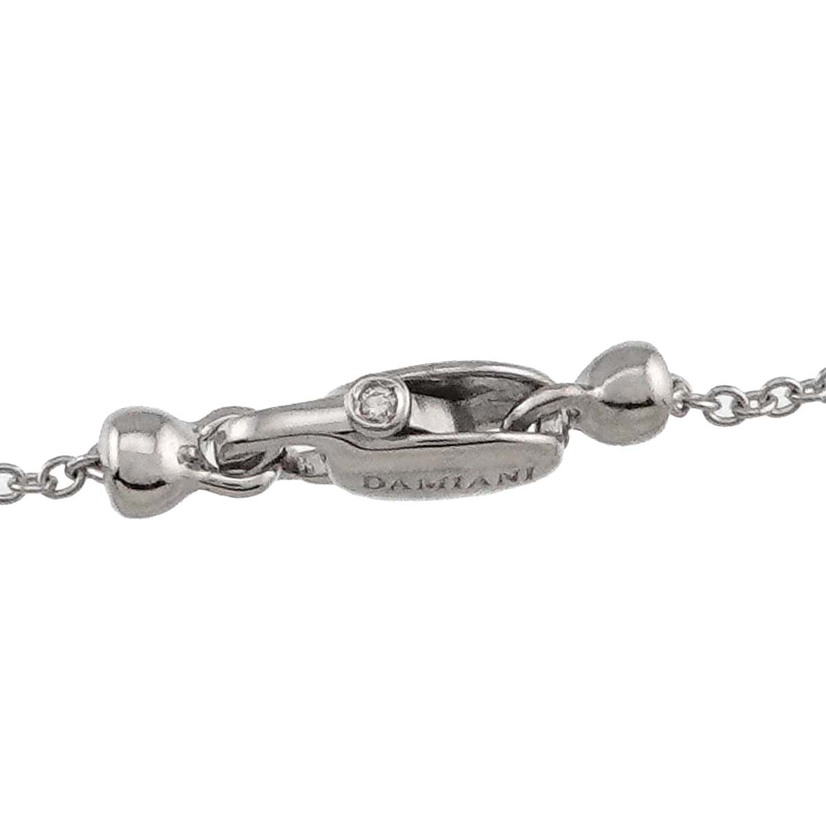 Diamond Necklace 18K White Gold 750