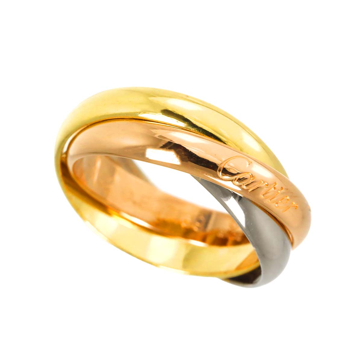Trinity MM Ring 18K YG WG PG 750 Size52 6(US) 90295162