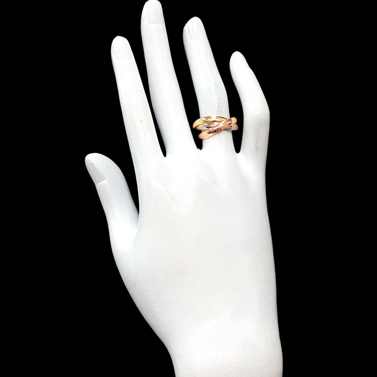 Trinity MM Ring 18K YG WG PG 750 Size52 6(US) 90295162