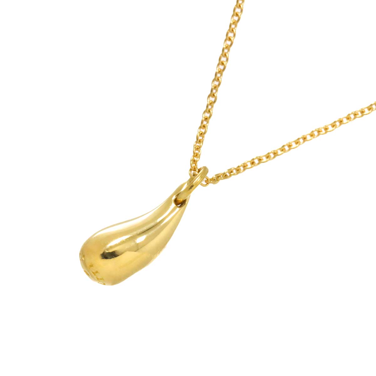 Teardrop Necklace 18K Yellow Gold 750