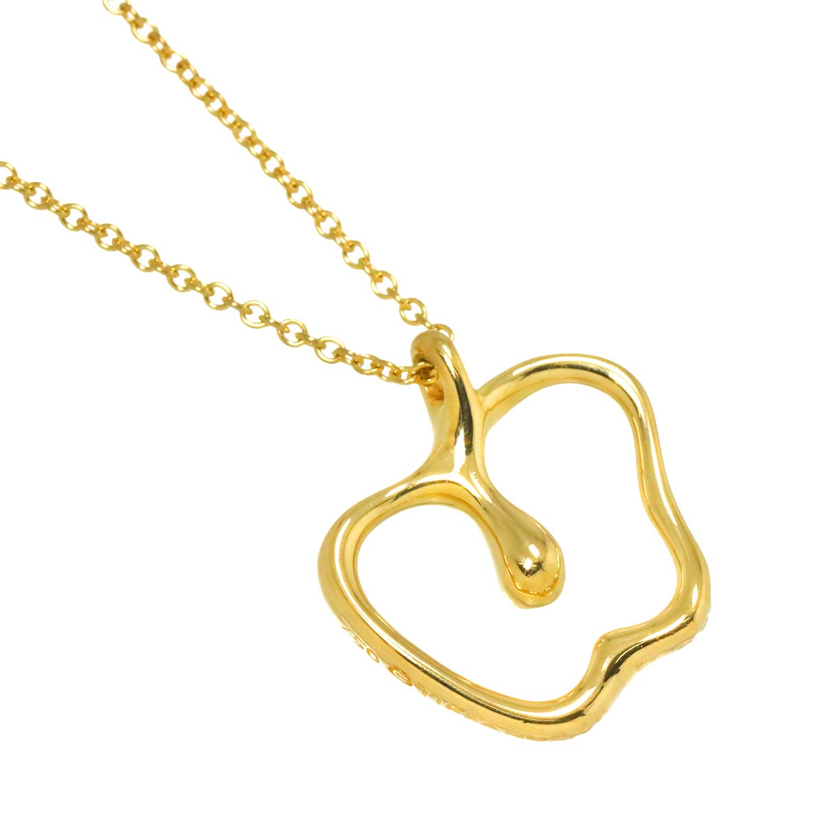Apple motif Necklace 18K Yellow Gold 750