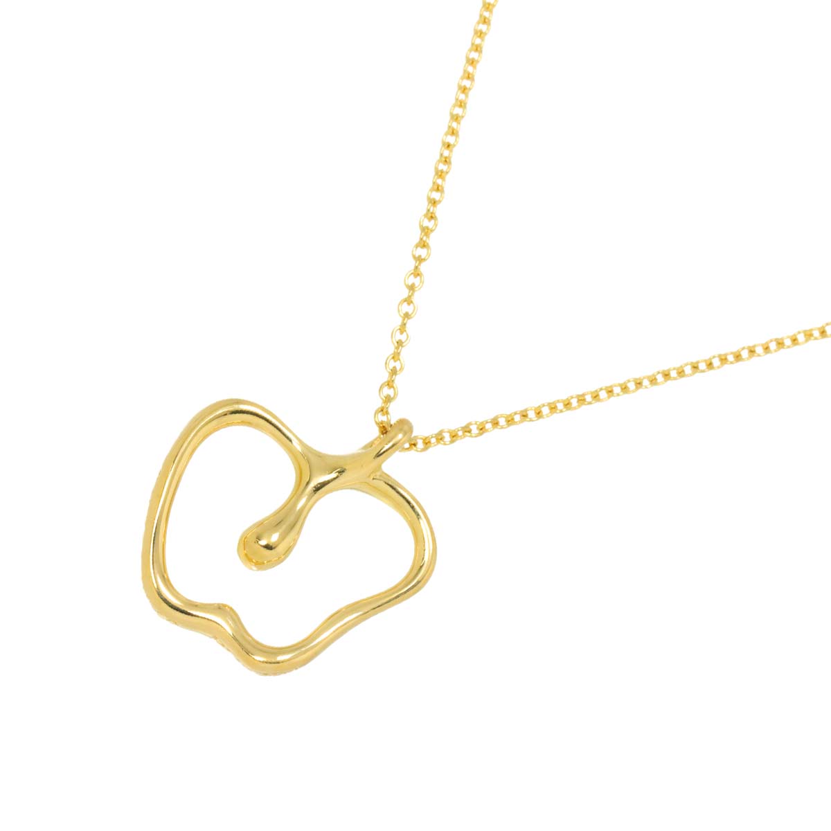 Apple motif Necklace 18K Yellow Gold 750
