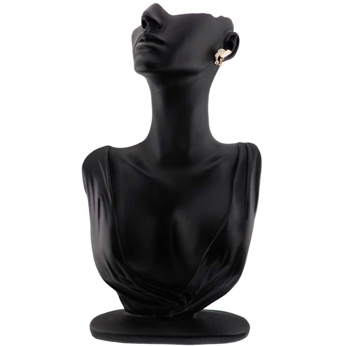 Diamond 0.17ct Earrings Clip on 18K YG Pt